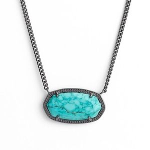 Kendra Scott Gunmetal Dylan Necklace